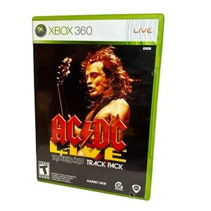 AC/DC Live Rock Band Track Pack‎ Xbox 360 2008 Complete With Manuel Untested